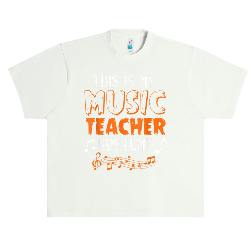 Funny This Is My Scary Music Teacher Halloween Costume Party Retro Urban Heavy T-shirt | Artistshot