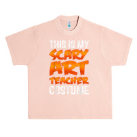 This Is My Scary Art Teacher Costume Shirt Funny Halloween Design Char Urban Heavy T-shirt | Artistshot