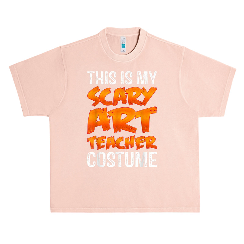 This Is My Scary Art Teacher Costume Shirt Funny Halloween Design Char Urban Heavy T-shirt | Artistshot