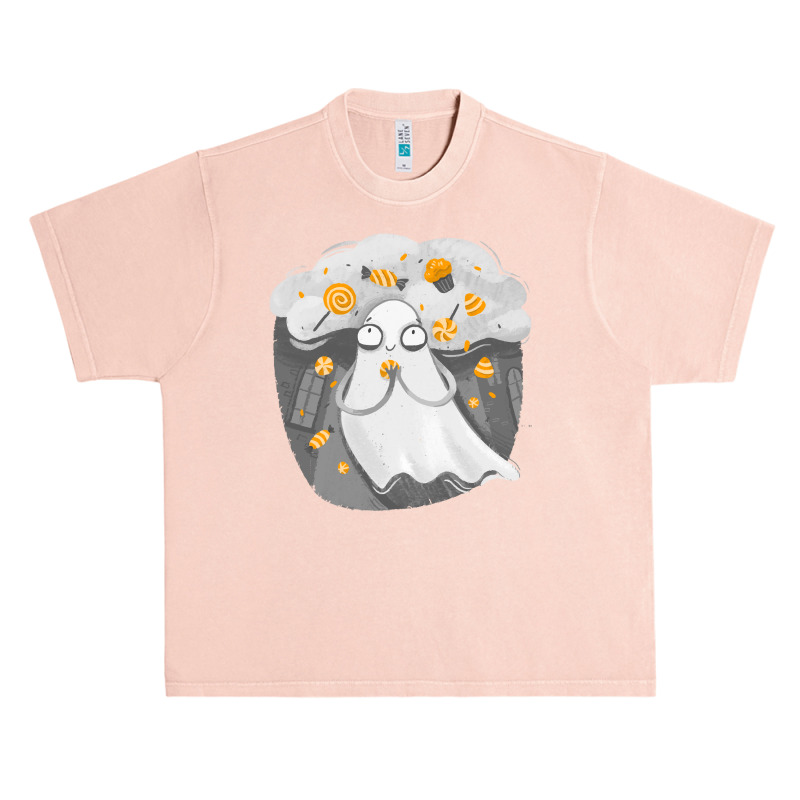 Ghost T  Shirt Cute Little Ghost T  Shirt Urban Heavy T-shirt by orangesagreement | Artistshot