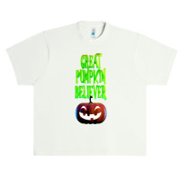 Great Pumpkin T  Shirt Great Pumpkin Believer In 3 D T  Shirt Urban Heavy T-shirt | Artistshot