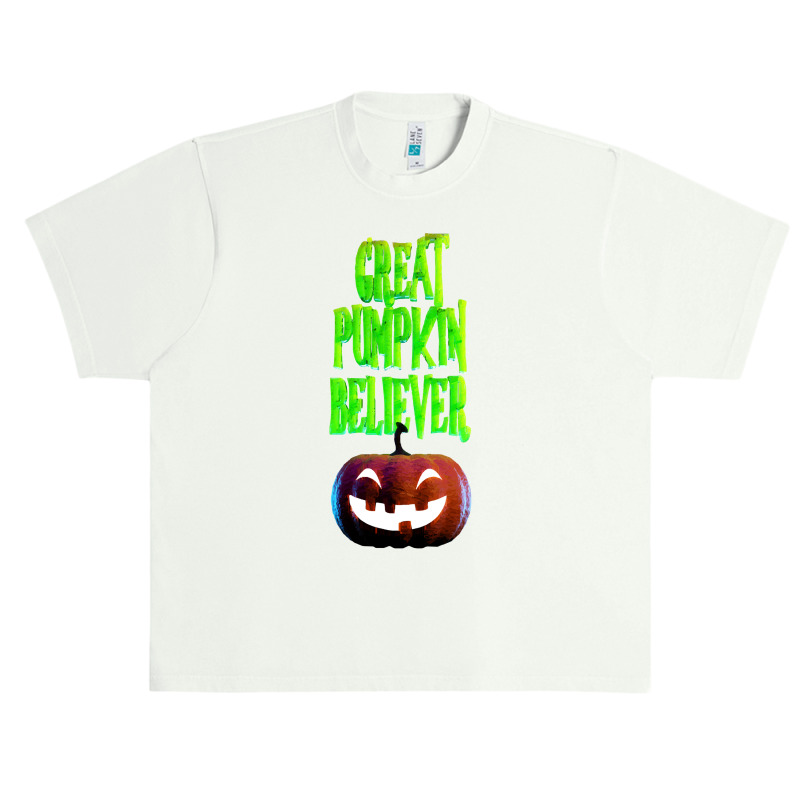 Great Pumpkin T  Shirt Great Pumpkin Believer In 3 D T  Shirt Urban Heavy T-shirt by orangesagreement | Artistshot