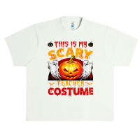 This Is My Scary Teacher Costume Halloween Pumpkin Birthday Urban Heavy T-shirt | Artistshot