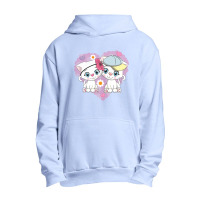 Cute Couple Cats Urban Pullover Hoodie | Artistshot