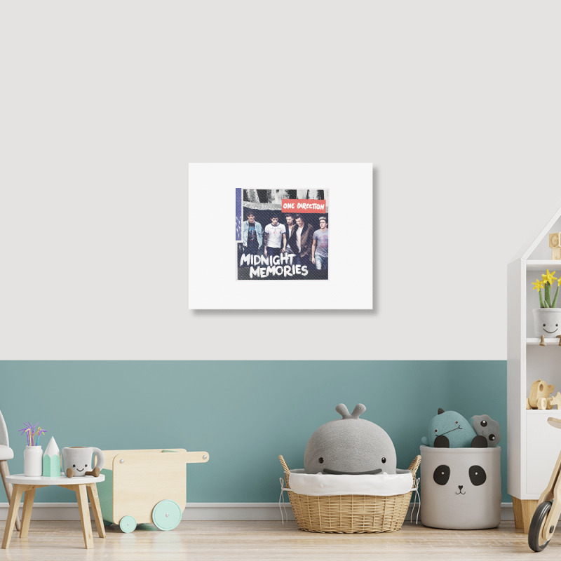 One Direction   Midnight Memories Landscape Canvas Print | Artistshot