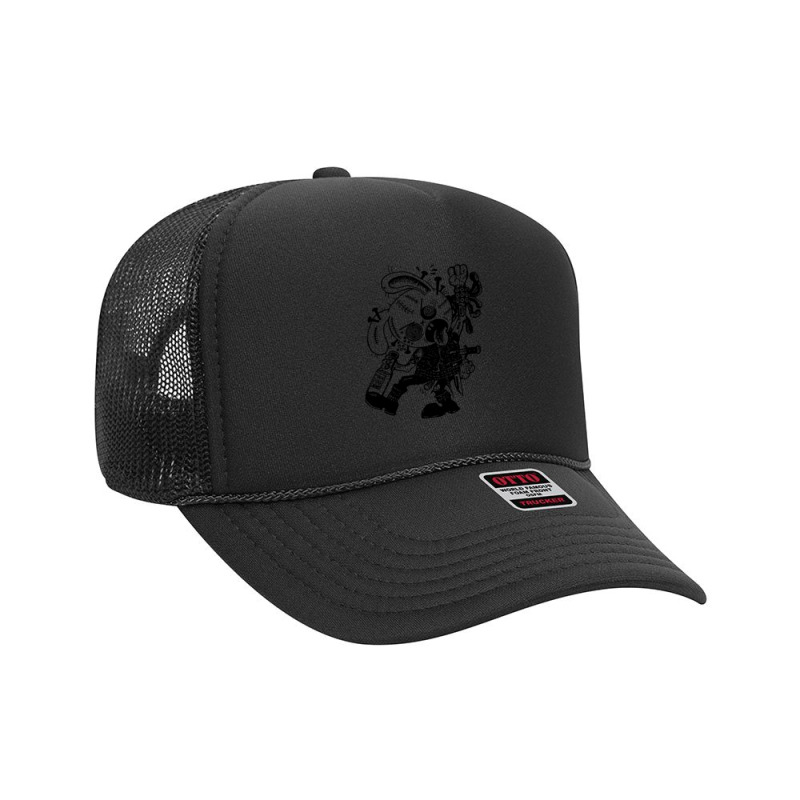 Rabid Rabbit Rampage Foam Trucker Hat by Autolike | Artistshot