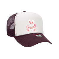 Vegan Design T  Shirt Bunny Ears I'm The Vegan Bunny Matching Easter V Foam Trucker Hat | Artistshot