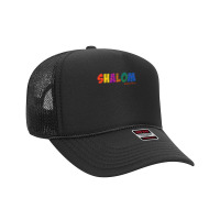 Colorful Shalom T Shirt Foam Trucker Hat | Artistshot