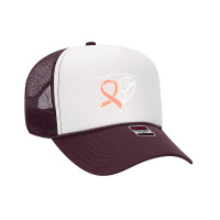 Endometrial Cancer Awareness T  Shirt Endometrial Cancer Awareness Hea Foam Trucker Hat | Artistshot