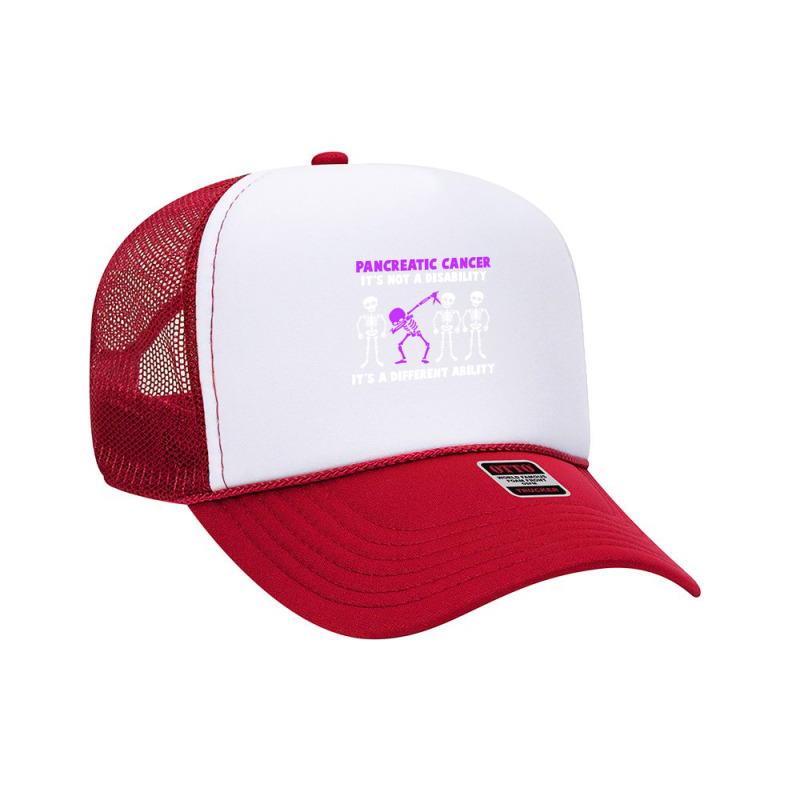 Pancreatic Cancer Awareness T  Shirt Pancreatic Cancer Awareness It's Foam Trucker Hat by rico96716 | Artistshot