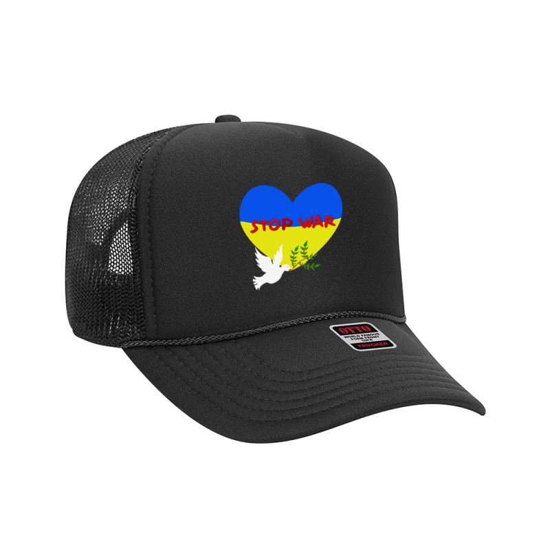 Blue And Yellow Flag Foam Trucker Hat | Artistshot