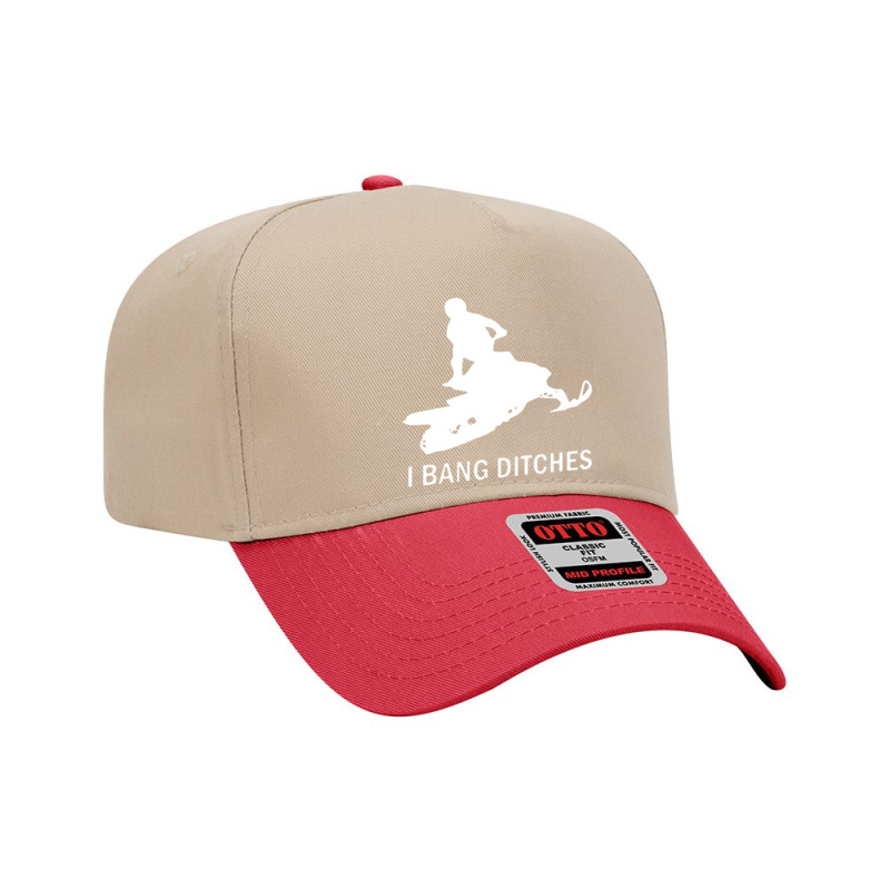 I Bang Ditches Snowmobile Adjustable Baseball Cap | Artistshot