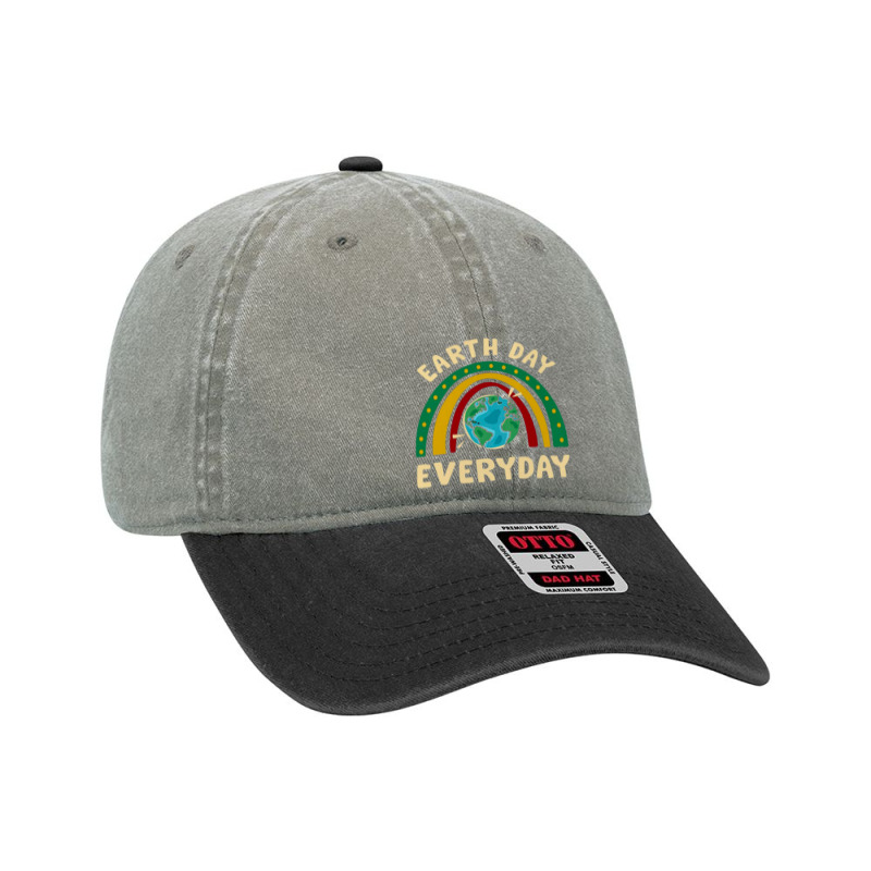 Rainbow Earth Day Dyed Cap by opan | Artistshot