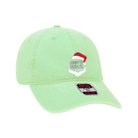 Christmas Gangsta Wrapper Santa Clause Dyed Cap | Artistshot