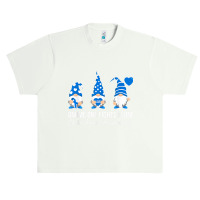 Gnome One Fights Alone Child Abuse Awareness Blue Ribbon Urban Heavy T-shirt | Artistshot