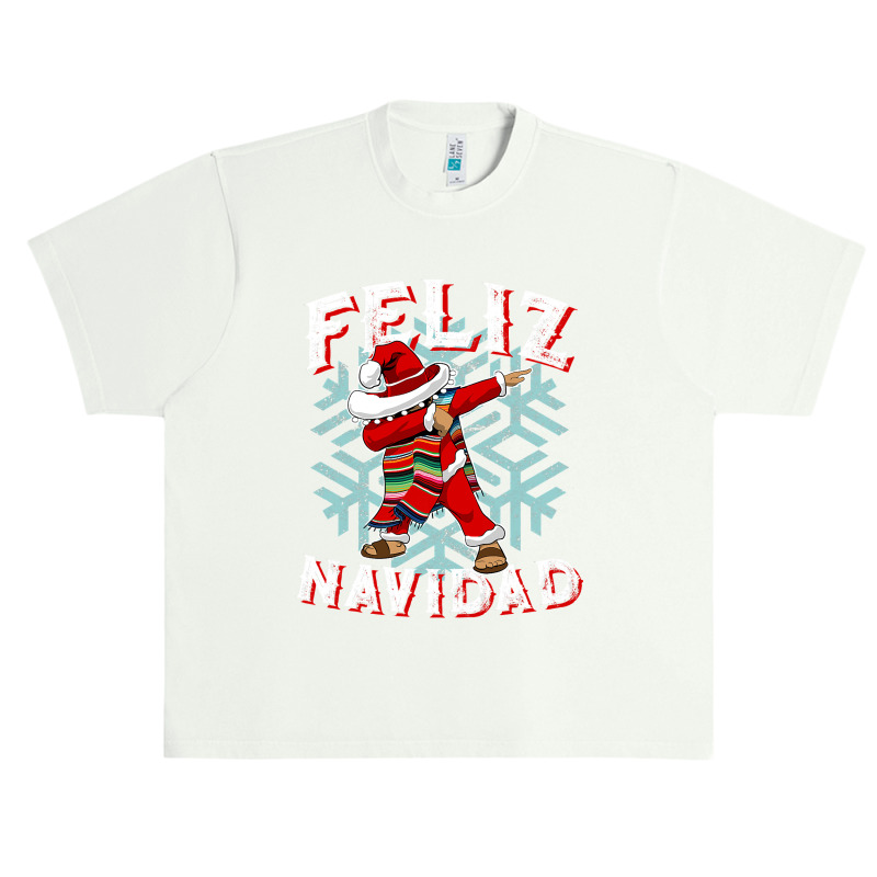 Feliz Navidad Dabbing Christmas Sombrero T Shirt Urban Heavy T-shirt | Artistshot