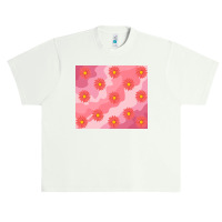 Waves Daisy Pink Flower Urban Heavy T-shirt | Artistshot