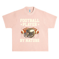 Football Player By Nature American Rugby Coach Gameday Sport Urban Heavy T-shirt | Artistshot