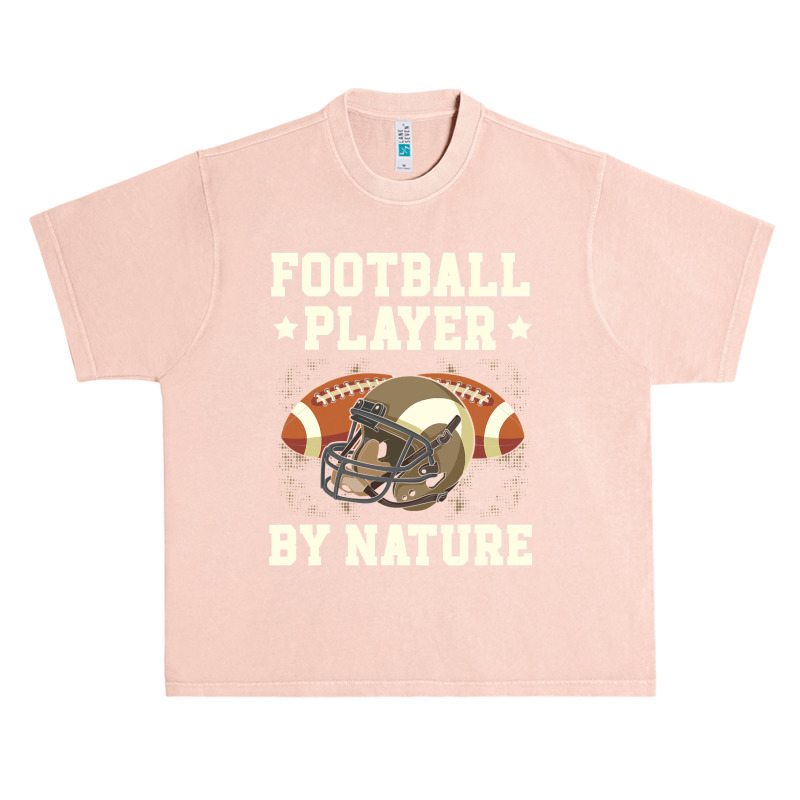 Football Player By Nature American Rugby Coach Gameday Sport Urban Heavy T-shirt by pester | Artistshot