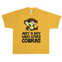 King Cobra Snake Just A Boy Who Loves Cobras T Shirt Urban Heavy T-shirt | Artistshot