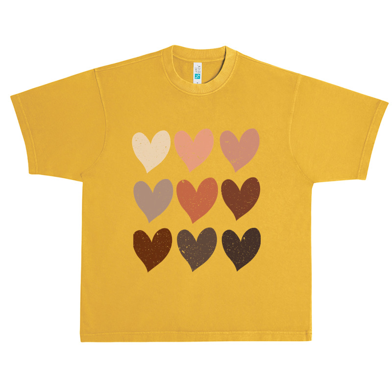 Diversity Hearts, Skin Tone Hearts Urban Heavy T-shirt | Artistshot