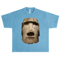 Easter Island Moai Statue Monolith World Mystery Urban Heavy T-shirt | Artistshot