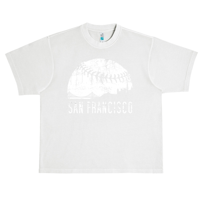 Sf City Skyline Shirt - San Francisco City Baseball , Best Gift, Costu Urban Heavy T-shirt | Artistshot