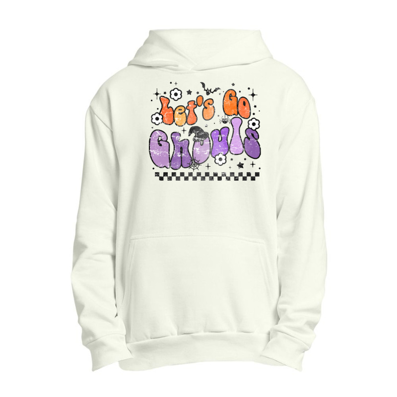 Halloween T  Shirt Cute Retro Halloween Let's Go Ghouls T  Shirt Urban Pullover Hoodie | Artistshot