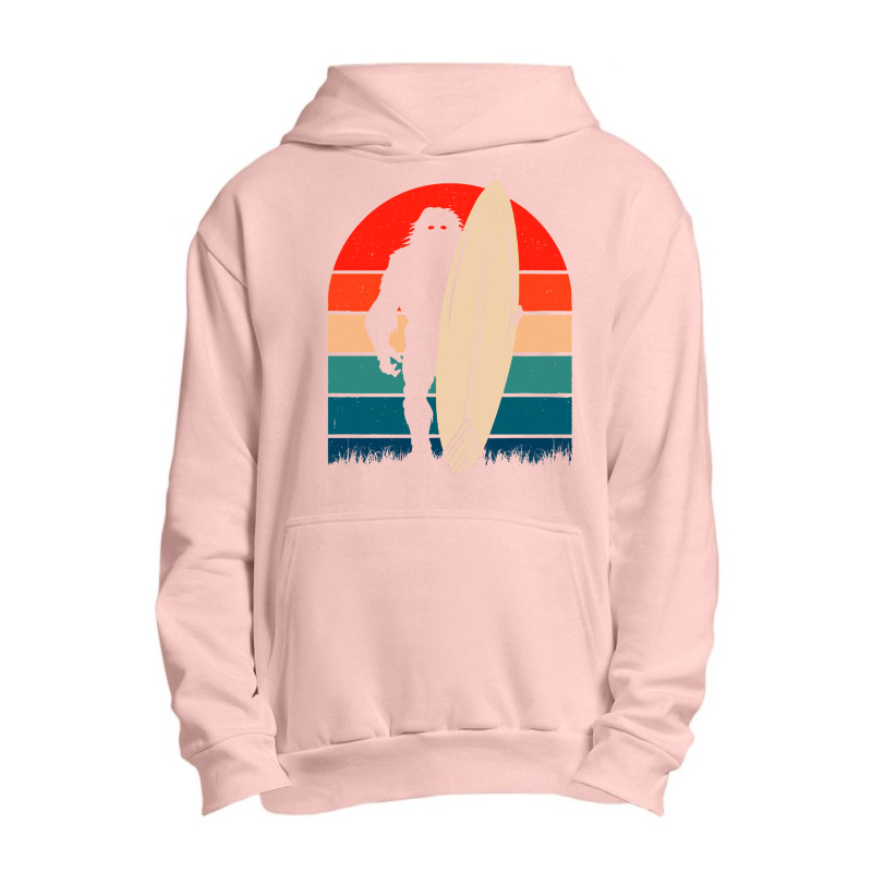 Bigfoot T Shirtbigfoot Surfing Retro Summer T Shirt Urban Pullover Hoodie | Artistshot