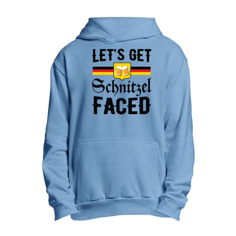 Let S Get Schnitzel Faced Beer Funny Oktoberfest 2021 German T Shirt Urban Pullover Hoodie by DianneHenderson91 | Artistshot