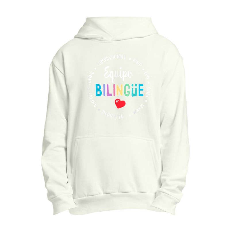 Equipo Bilingue Spanish Bilingual Team Squad Back To School Urban Pullover Hoodie by NathanielDesign | Artistshot