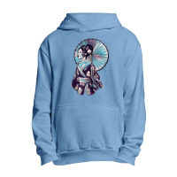 Japanese Geisha Parasol Pretty Tattoo Art Samurai Women Men Urban Pullover Hoodie | Artistshot