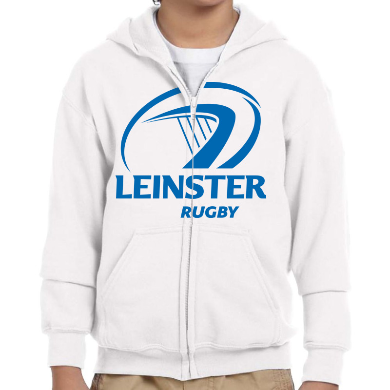 Leinster Rugby Youth Zipper Hoodie by SomArt | Artistshot