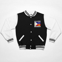 Allons Brandon Louisiana Acadiana Flag Lafayette T Shirt Bomber Jacket | Artistshot