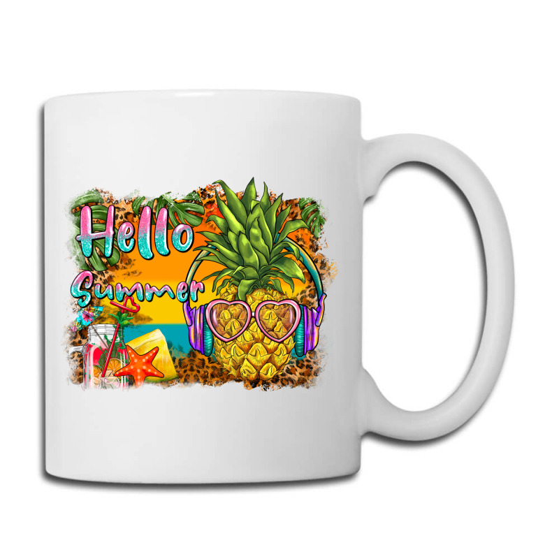 Hello Summer Pineapple Coffee Mug | Artistshot