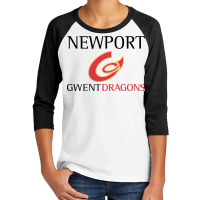 Newport Gwent Dragons Youth 3/4 Sleeve | Artistshot