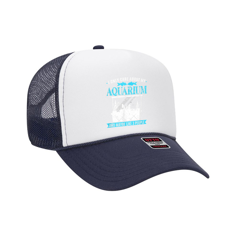 Reef Tank Fishkeeping Saltwater Aquarium T Shirt Foam Trucker Hat by AakritiRosek1997 | Artistshot