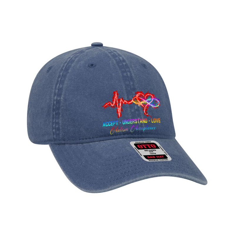 Nurse Autism Accept Understand Love Autism Awareness Dyed Cap by Vivu991 | Artistshot