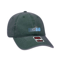 Mens Track Dad Track & Field Runner Cross Country Running Father Dyed Cap | Artistshot