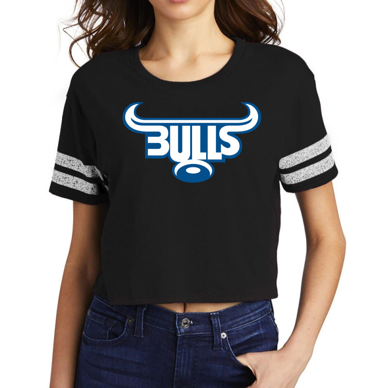 Bulls Rugby Super League Scorecard Crop Tee by SomArt | Artistshot