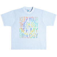 Keep Your Theology Off My Biology Pro Abortion Tie Dye Tank Top Urban Heavy T-shirt | Artistshot