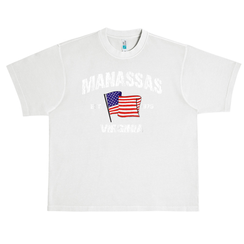 Manassas Virginia Va Usa Stars & Stripes Vintage Style Urban Heavy T-shirt by WirtzRichard | Artistshot