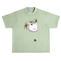 Spiders T  Shirt Pocket Full Of Creepy Spiders Arachnologists Arachnop Urban Heavy T-shirt | Artistshot