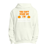 Can't Scare Me Married An Anesthesiologist Doctor Halloween Premium Urban Pullover Hoodie | Artistshot