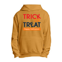 Trick Or Treat Halloween Lettering Urban Pullover Hoodie | Artistshot