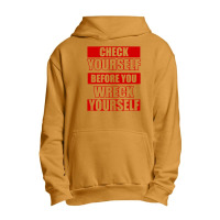 Check Yourself Before You Wreck Yourself   Hiphop Urban Pullover Hoodie | Artistshot