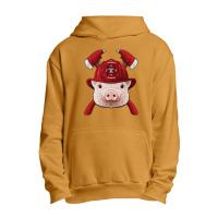 Firefighter Pig Fireman Boys Kids Fire Rescue Farm Animal 249 Urban Pullover Hoodie | Artistshot