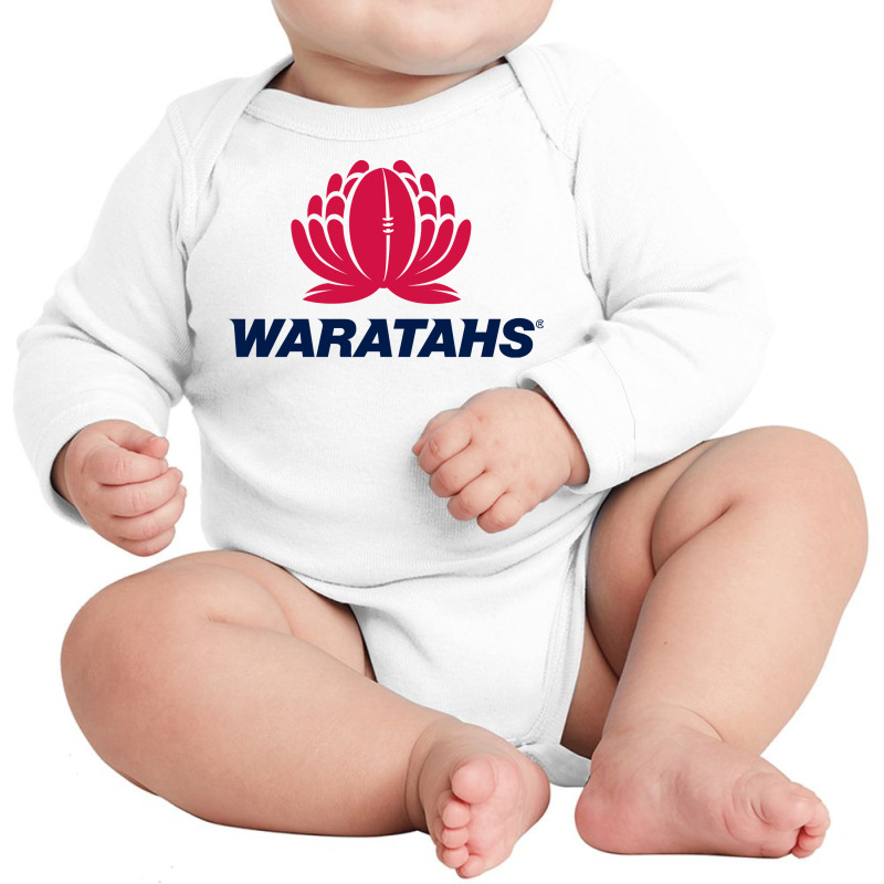 New South Wales Waratahs Rugby Super League Long Sleeve Baby Bodysuit by SomArt | Artistshot