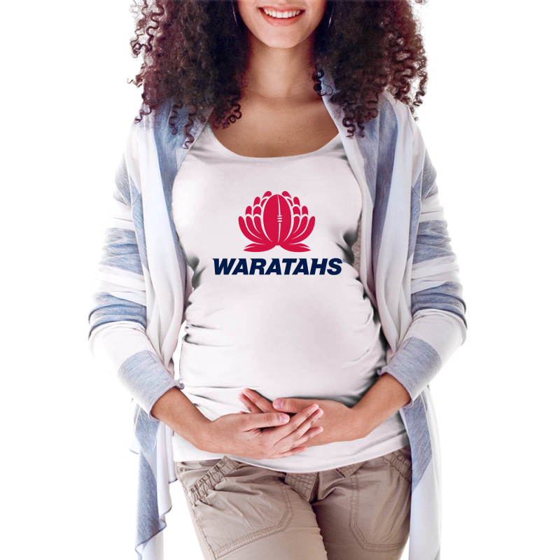 New South Wales Waratahs Rugby Super League Maternity Scoop Neck T-shirt by SomArt | Artistshot