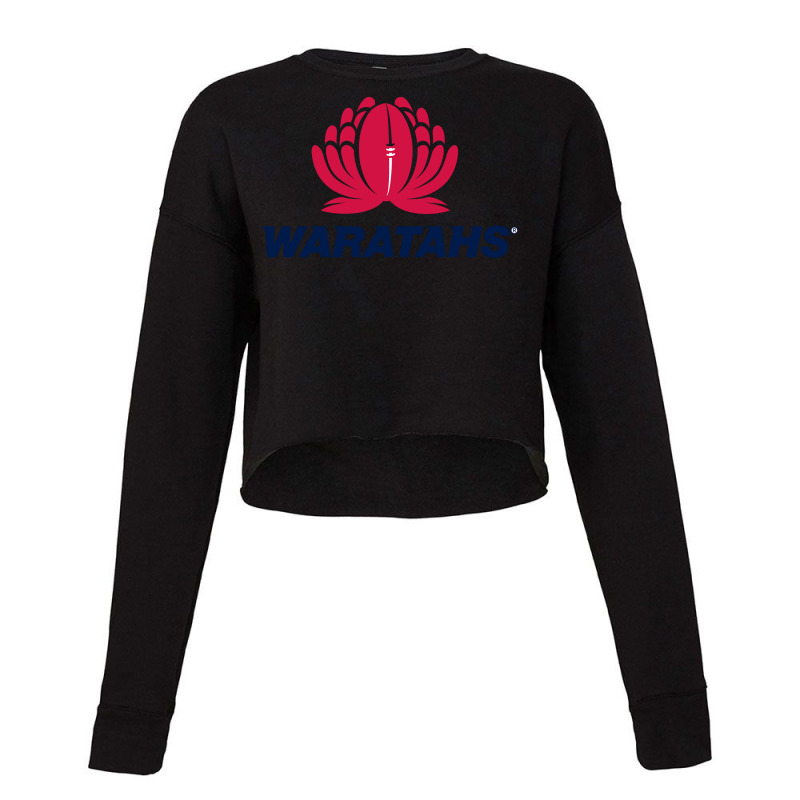 New South Wales Waratahs Rugby Super League Cropped Sweater by SomArt | Artistshot